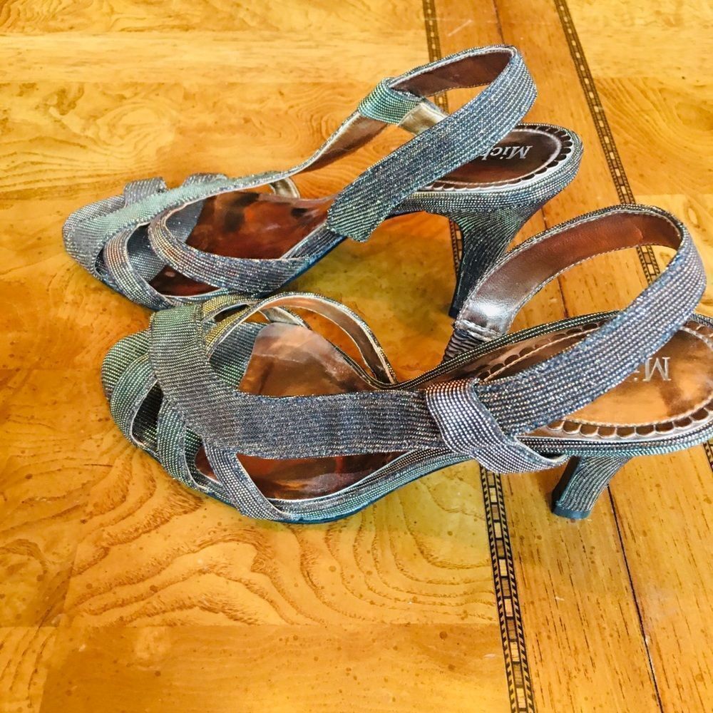 Gorgeous Heel Slippers in Bronze Crusted Shimmer - Picture 6 of 8